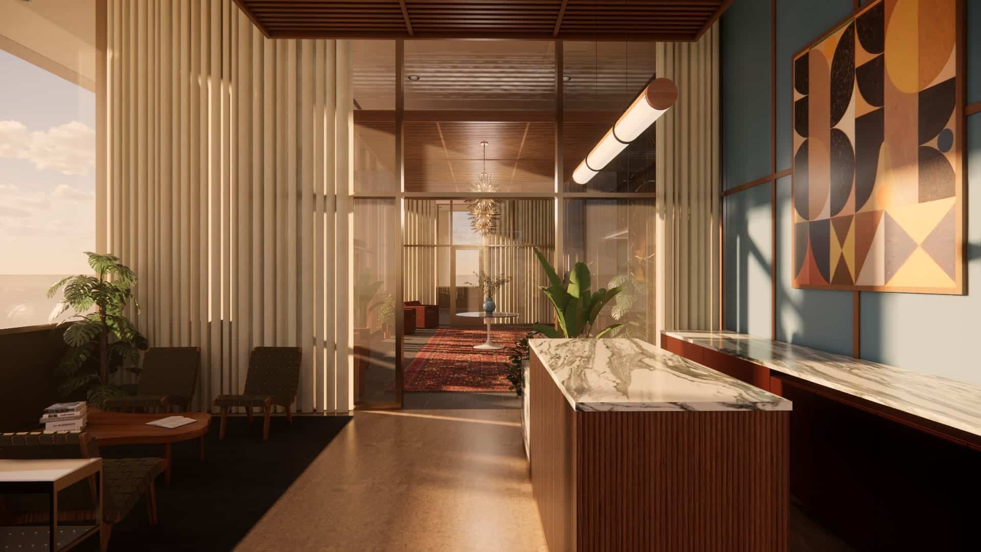 Plaza Detroit Lobby B